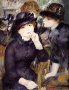 Pierre-Auguste Renoir Gril in the black oil on canvas